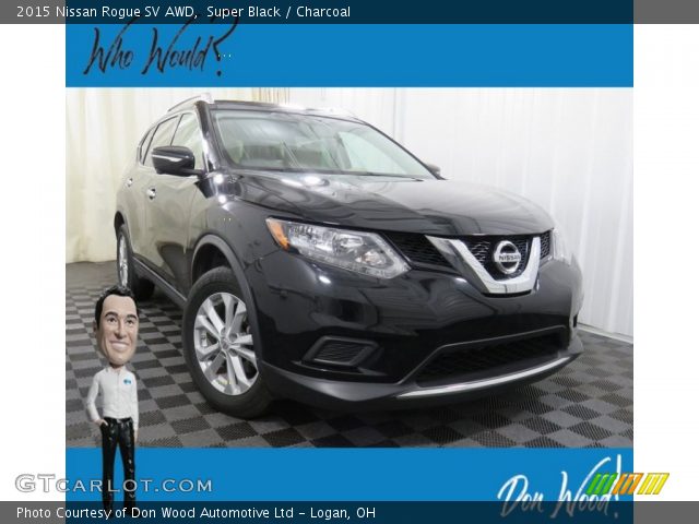 2015 Nissan Rogue SV AWD in Super Black