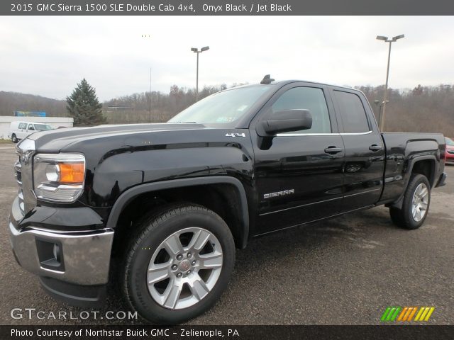 2015 GMC Sierra 1500 SLE Double Cab 4x4 in Onyx Black