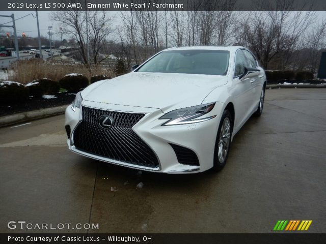 2019 Lexus LS 500 AWD in Eminent White Pearl