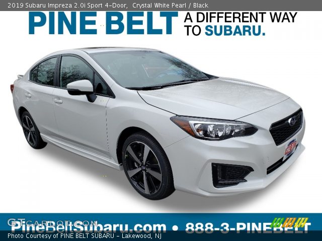 2019 Subaru Impreza 2.0i Sport 4-Door in Crystal White Pearl