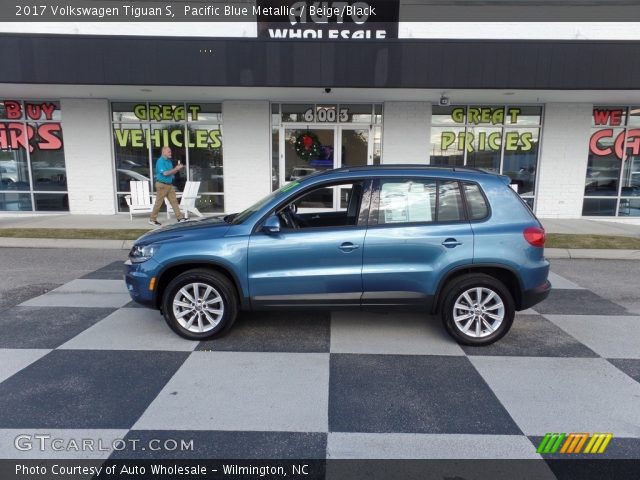 2017 Volkswagen Tiguan S in Pacific Blue Metallic