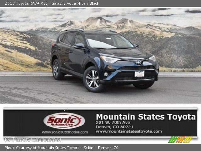 2018 Toyota RAV4 XLE in Galactic Aqua Mica