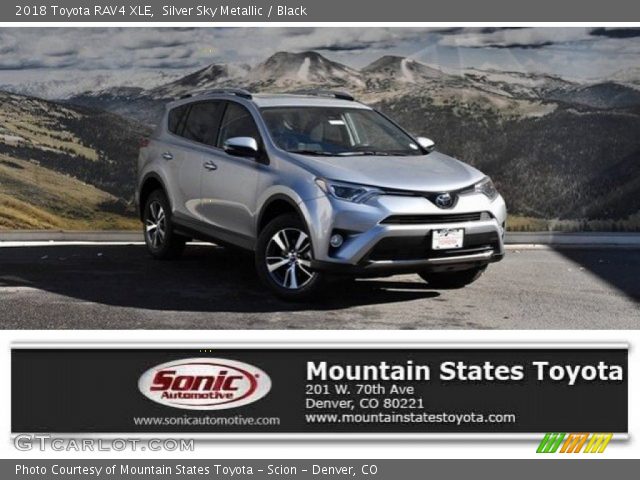 2018 Toyota RAV4 XLE in Silver Sky Metallic
