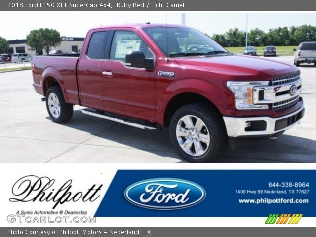 2018 Ford F150 XLT SuperCab 4x4 in Ruby Red