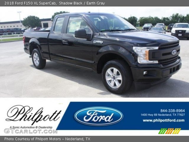 2018 Ford F150 XL SuperCab in Shadow Black