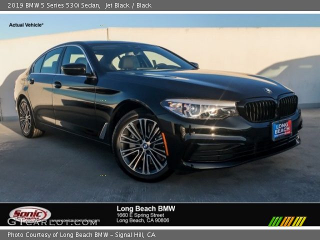 2019 BMW 5 Series 530i Sedan in Jet Black