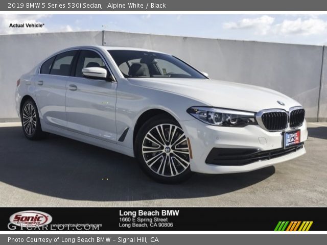 2019 BMW 5 Series 530i Sedan in Alpine White