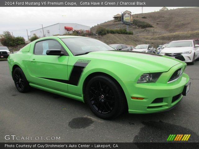 2014 Ford Mustang V6 Premium Coupe in Gotta Have it Green
