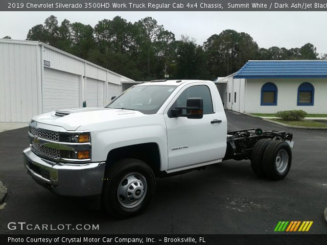 2019 Chevrolet Silverado 3500HD Work Truck Regular Cab 4x4 Chassis in Summit White