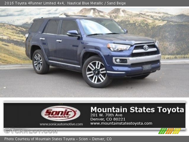 2016 Toyota 4Runner Limited 4x4 in Nautical Blue Metallic