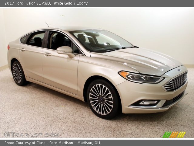 2017 Ford Fusion SE AWD in White Gold