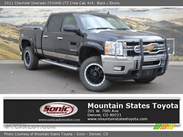 2011 Chevrolet Silverado 2500HD LTZ Crew Cab 4x4 in Black