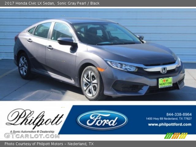 2017 Honda Civic LX Sedan in Sonic Gray Pearl