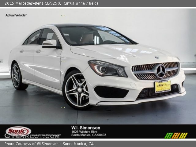 2015 Mercedes-Benz CLA 250 in Cirrus White
