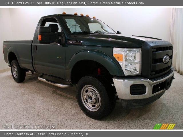 2011 Ford F250 Super Duty XL Regular Cab 4x4 in Forest Green Metallic