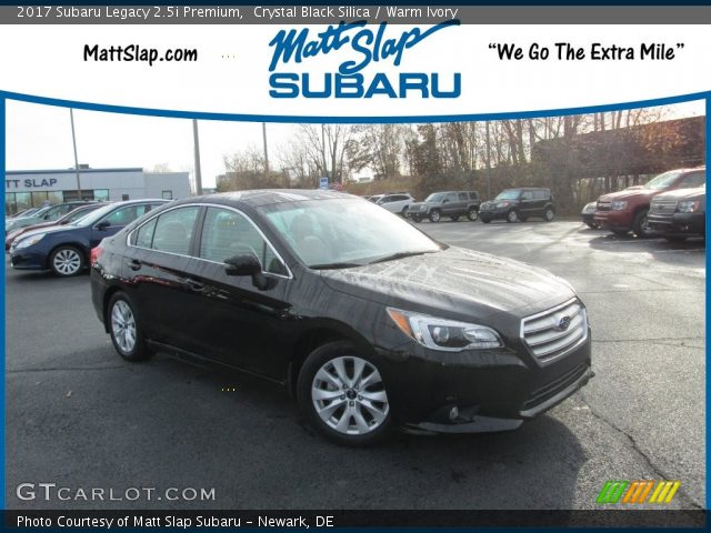 2017 Subaru Legacy 2.5i Premium in Crystal Black Silica