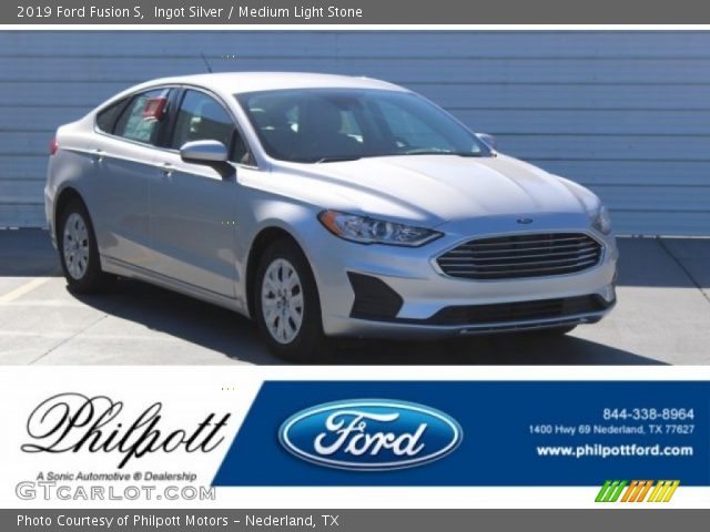 2019 Ford Fusion S in Ingot Silver