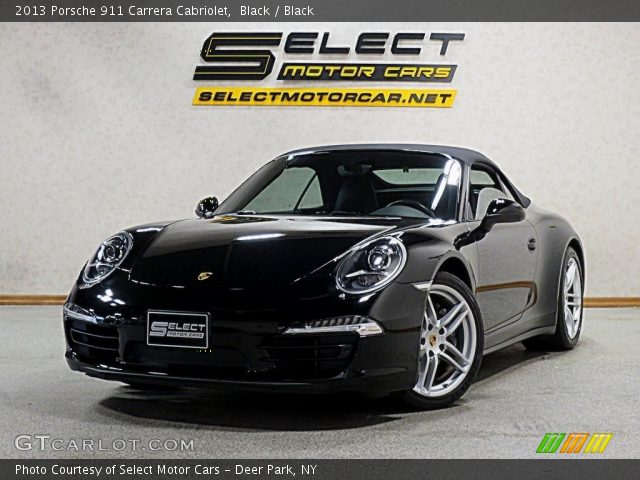 2013 Porsche 911 Carrera Cabriolet in Black