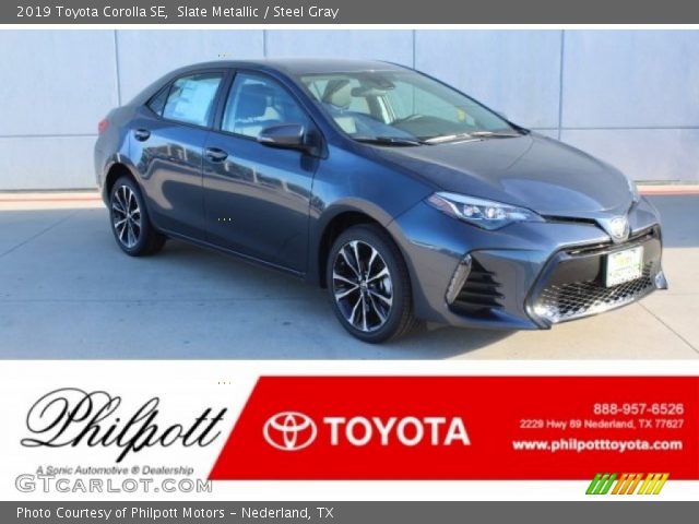 2019 Toyota Corolla SE in Slate Metallic