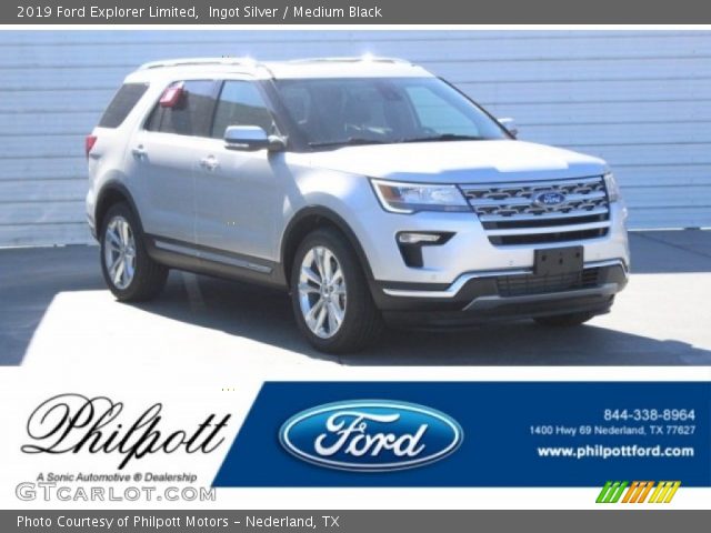 2019 Ford Explorer Limited in Ingot Silver