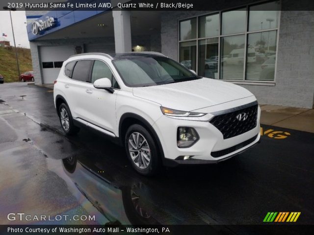 2019 Hyundai Santa Fe Limited AWD in Quartz White