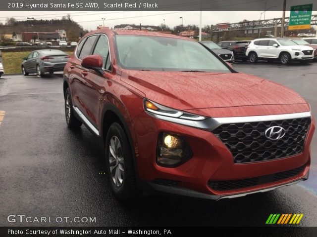 2019 Hyundai Santa Fe SE AWD in Scarlet Red