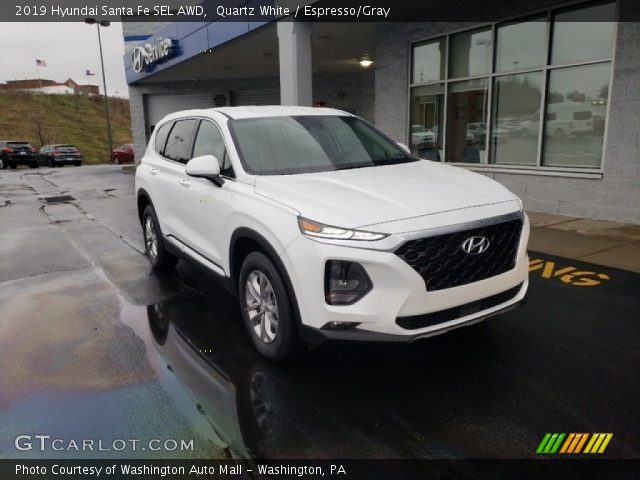 2019 Hyundai Santa Fe SEL AWD in Quartz White