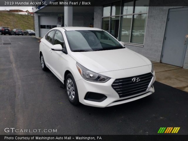 2019 Hyundai Accent SE in Frost White Pearl