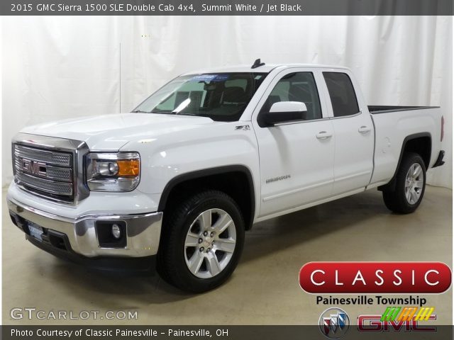 2015 GMC Sierra 1500 SLE Double Cab 4x4 in Summit White