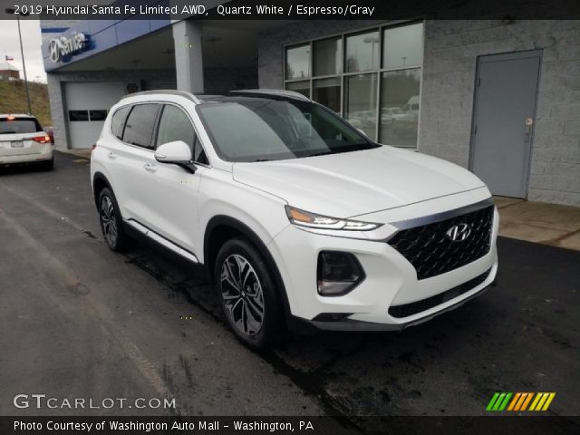 2019 Hyundai Santa Fe Limited AWD in Quartz White