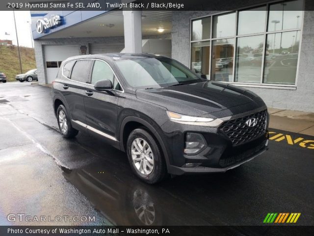 2019 Hyundai Santa Fe SEL AWD in Twilight Black