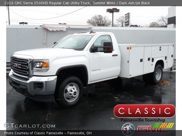 2019 GMC Sierra 3500HD Regular Cab Utility Truck in Summit White