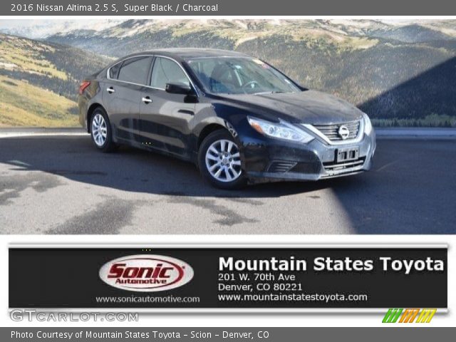 2016 Nissan Altima 2.5 S in Super Black