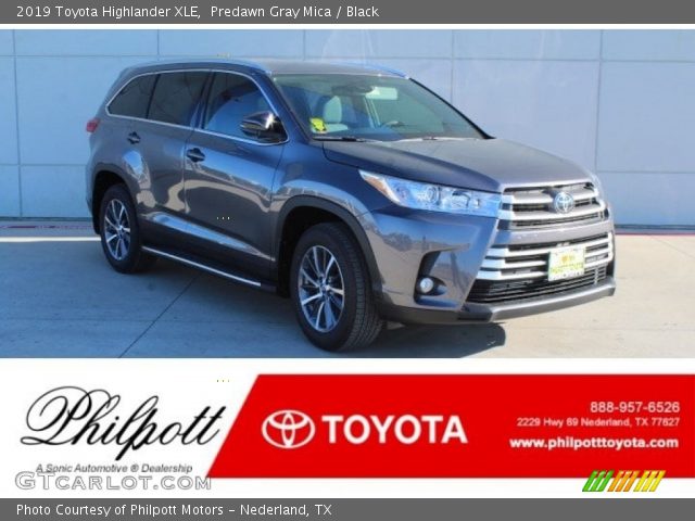 2019 Toyota Highlander XLE in Predawn Gray Mica