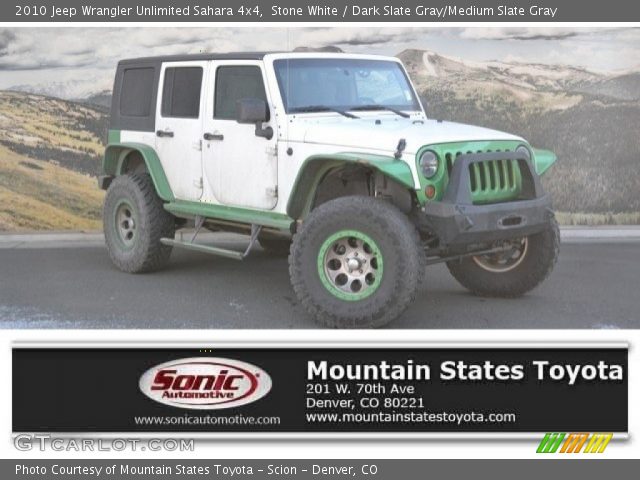 2010 Jeep Wrangler Unlimited Sahara 4x4 in Stone White