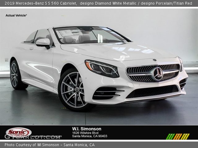 2019 Mercedes-Benz S S 560 Cabriolet in designo Diamond White Metallic
