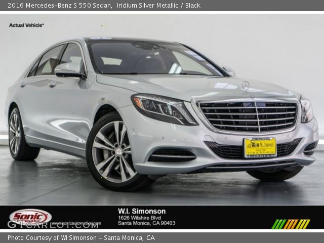 2016 Mercedes-Benz S 550 Sedan in Iridium Silver Metallic