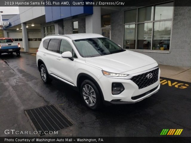 2019 Hyundai Santa Fe SEL Plus AWD in Quartz White
