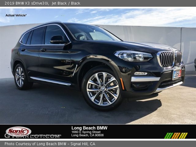 2019 BMW X3 sDrive30i in Jet Black