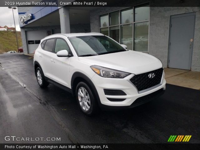 2019 Hyundai Tucson Value in Cream White Pearl