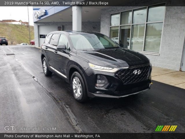 2019 Hyundai Santa Fe SEL AWD in Twilight Black