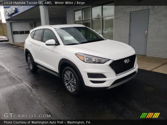 2019 Hyundai Tucson SEL AWD in Winter White