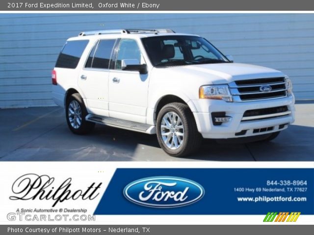 2017 Ford Expedition Limited in Oxford White