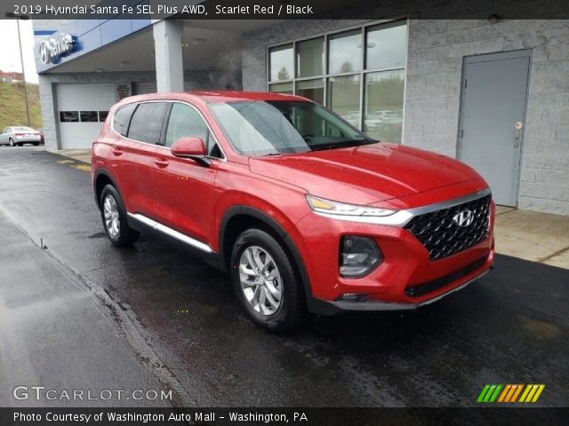 2019 Hyundai Santa Fe SEL Plus AWD in Scarlet Red