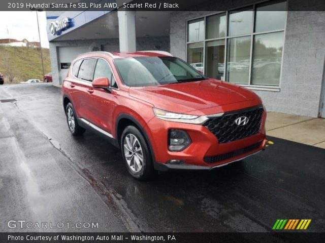 2019 Hyundai Santa Fe SEL Plus AWD in Scarlet Red