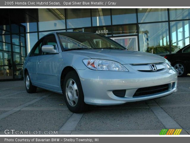 Honda civic hybrid opal silver blue metallic #5