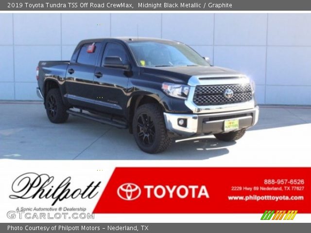 2019 Toyota Tundra TSS Off Road CrewMax in Midnight Black Metallic