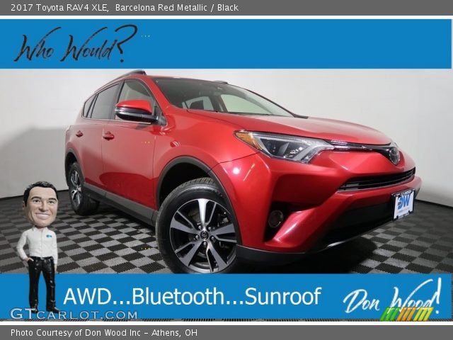 2017 Toyota RAV4 XLE in Barcelona Red Metallic