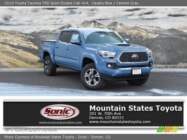 2019 Toyota Tacoma TRD Sport Double Cab 4x4 in Cavalry Blue