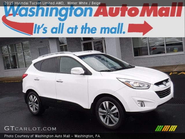 2015 Hyundai Tucson Limited AWD in Winter White